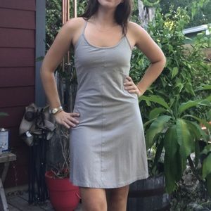 Patagonia organic cotton dress with built-in bra